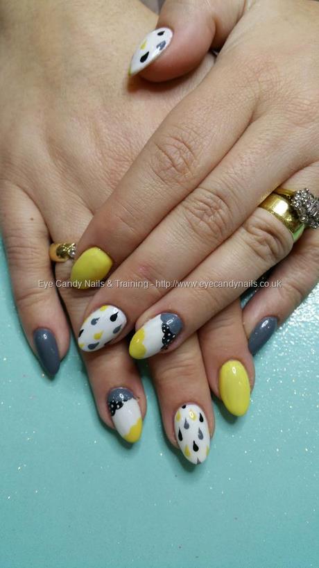 yellow-and-gray-nail-designs-86_4 Modele de unghii galbene și gri