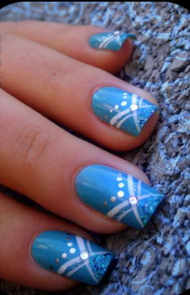 beautiful-blue-nails-48 Unghii frumoase albastre