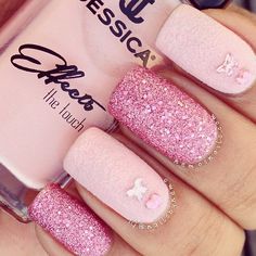 beautiful-pink-nails-92_20 Unghii frumoase roz