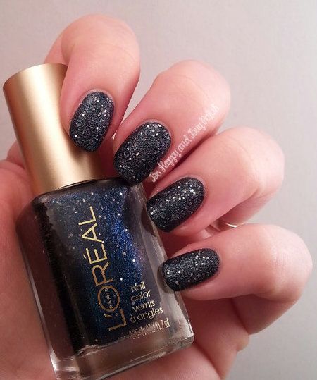 black-nail-polish-art-50_4 Arta lacului de unghii negru