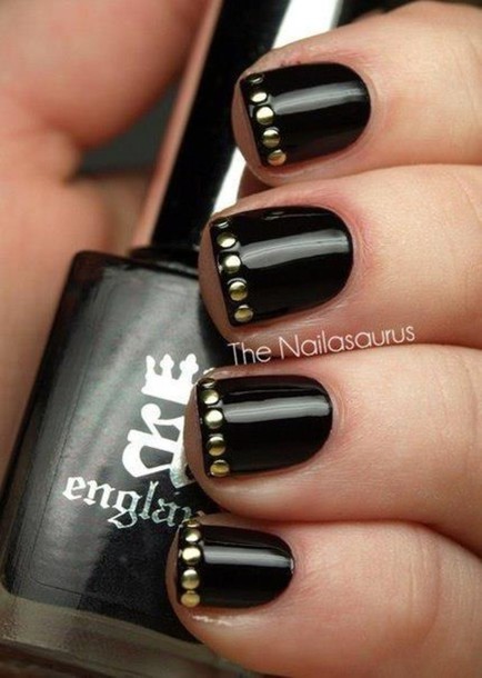 black-nail-polish-nail-art-82_19 Unghii negre unghii unghii
