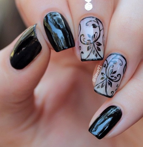 black-nail-polish-nail-art-82_9 Unghii negre unghii unghii