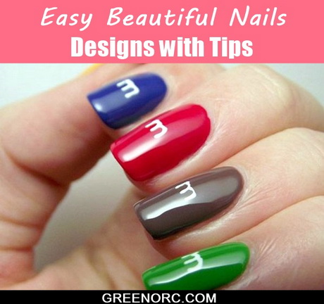 easy-beautiful-nails-40_7 Ușor unghii frumoase