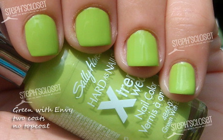 lime-green-nail-polish-02_13 Var verde lac de unghii