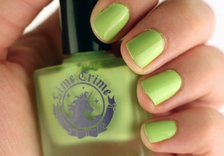 lime-green-nail-polish-02_16 Var verde lac de unghii