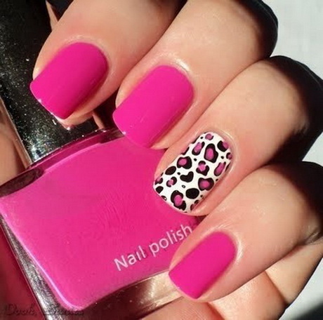 pink-nail-polish-designs-21_13 Modele de lacuri de unghii roz