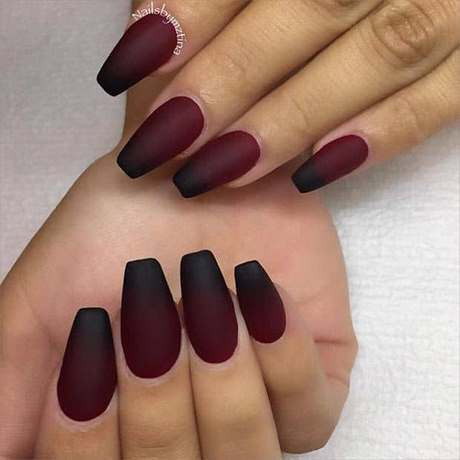 black-matte-nails-coffin-58_11 Negru mat cuie sicriu