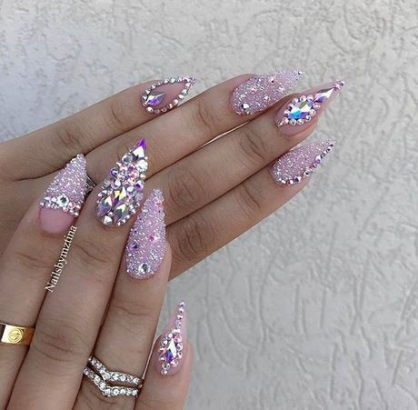 bling-nail-ideas-23 Idei de unghii Bling