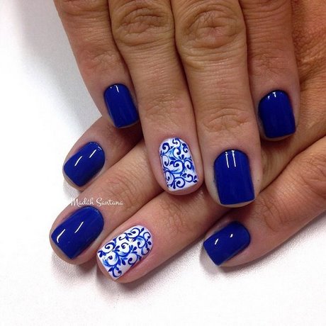 blue-nail-color-ideas-31_6 Idei de culoare albastră a unghiilor