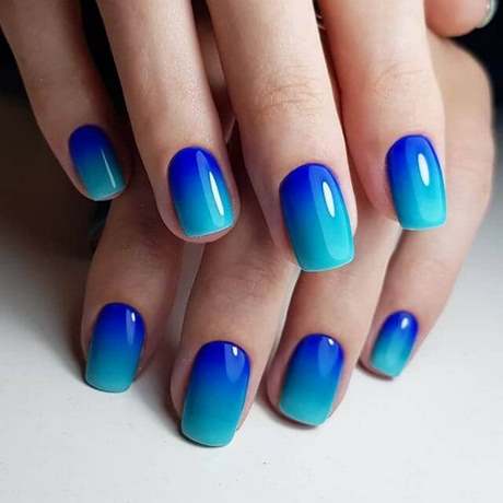 blue-nail-color-ideas-31_7 Idei de culoare albastră a unghiilor