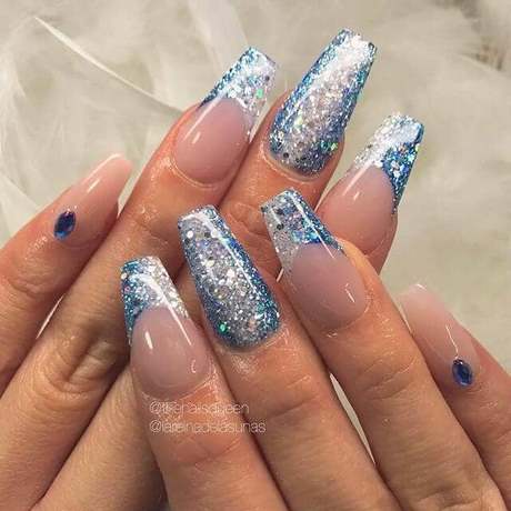 blue-nail-designs-with-glitter-82_16 Modele de unghii albastre cu sclipici