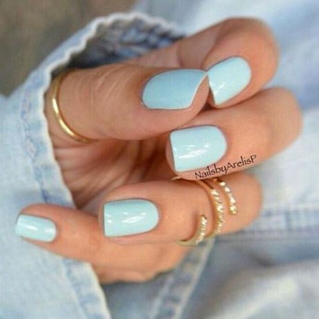 blue-summer-nail-designs-31_6 Modele de unghii albastre de vară