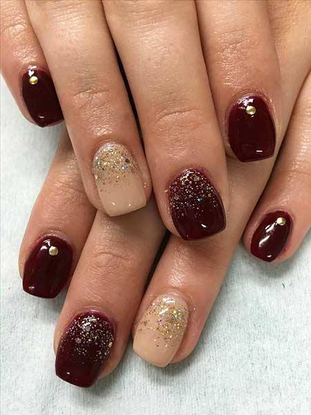 burgundy-gel-nail-designs-44_18 Modele de unghii cu gel Burgundy