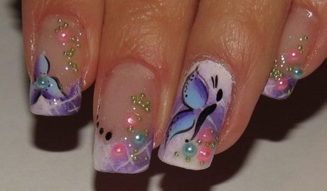butterfly-nail-design-63_14 Design de unghii fluture