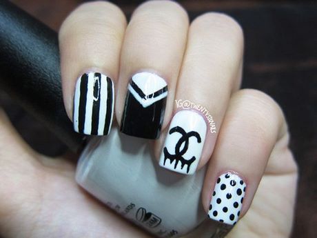 chanel-nail-art-designs-76_13 Modele Chanel nail art