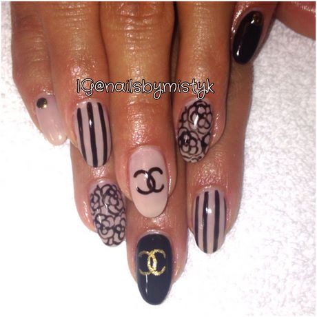 chanel-nail-art-designs-76_5 Modele Chanel nail art