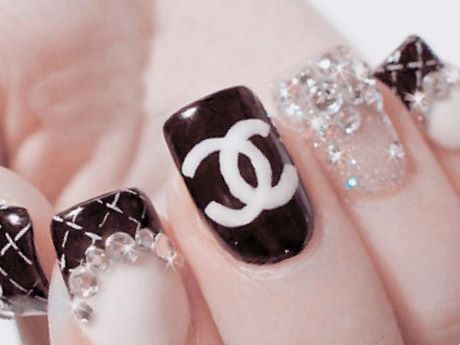 chanel-nail-art-designs-76_8 Modele Chanel nail art