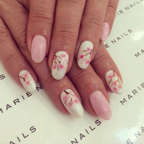 cherry-blossom-nail-design-32 Cherry blossom unghii design