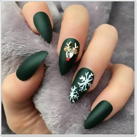 christmas-stiletto-nails-45_6 Crăciun stiletto Cuie