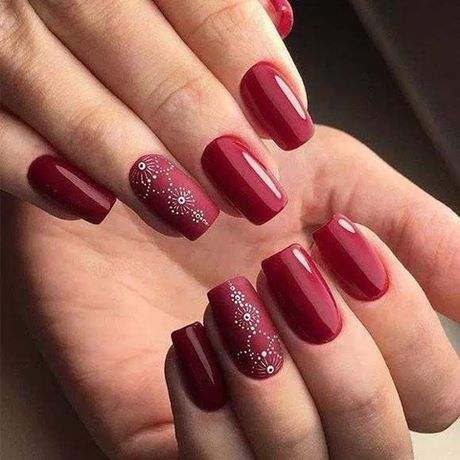 classy-red-nail-designs-62_10 Modele clasice de unghii roșii