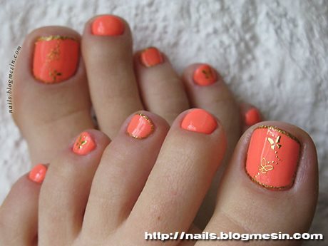 coral-toe-nail-designs-19_14 Coral toe unghii modele