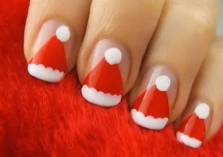 cute-and-easy-christmas-nails-61_15 Unghii drăguțe și ușoare de Crăciun