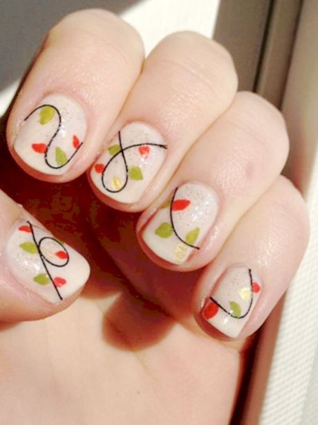 cute-and-easy-christmas-nails-61_2 Unghii drăguțe și ușoare de Crăciun