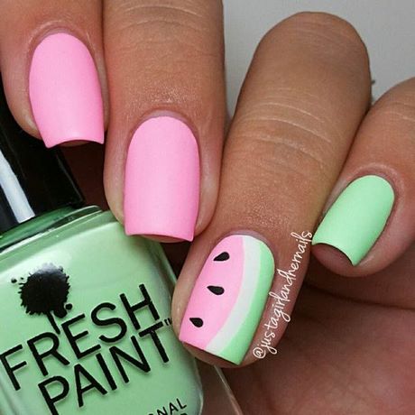 cute-and-easy-nails-for-summer-44_2 Unghii drăguțe și ușoare pentru vară