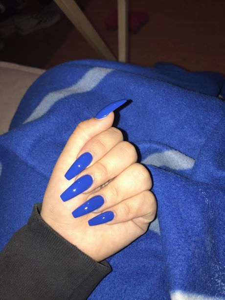 cute-blue-acrylic-nails-08_13 Cute unghii acrilice albastru