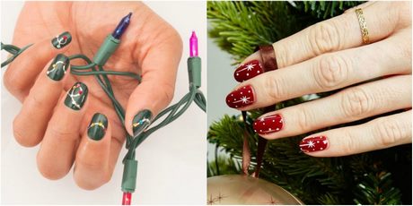 cute-christmas-acrylic-nail-designs-46_6 Modele drăguțe de unghii acrilice de Crăciun