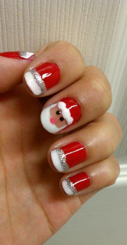 cute-christmas-nails-easy-50_3 Drăguț Crăciun cuie ușor