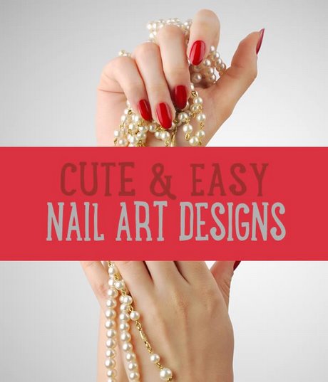 cute-easy-diy-nail-designs-01_18 Drăguț ușor diy unghii modele