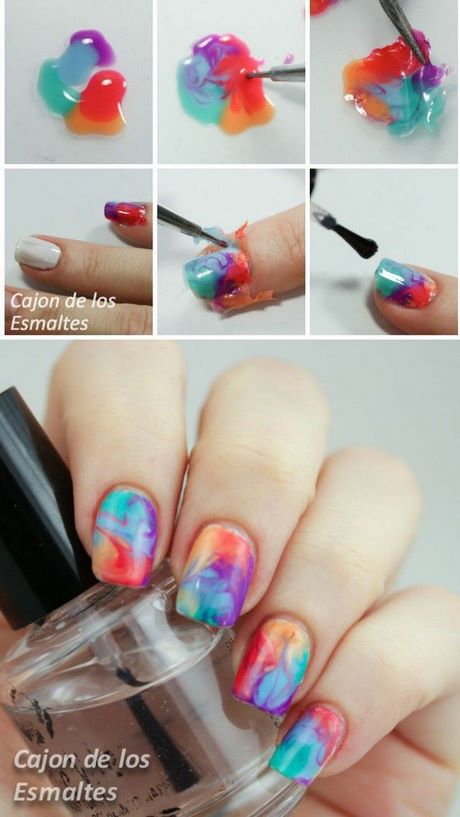 cute-easy-diy-nail-designs-01_9 Drăguț ușor diy unghii modele