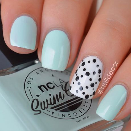 cute-easy-nails-for-short-nails-98_11 Unghii drăguțe ușoare pentru unghiile scurte