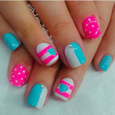 cute-little-girl-nail-designs-57_20 Drăguț fată modele de unghii