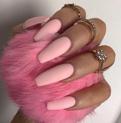 cute-pink-coffin-nails-50_9 Drăguț roz sicriu cuie