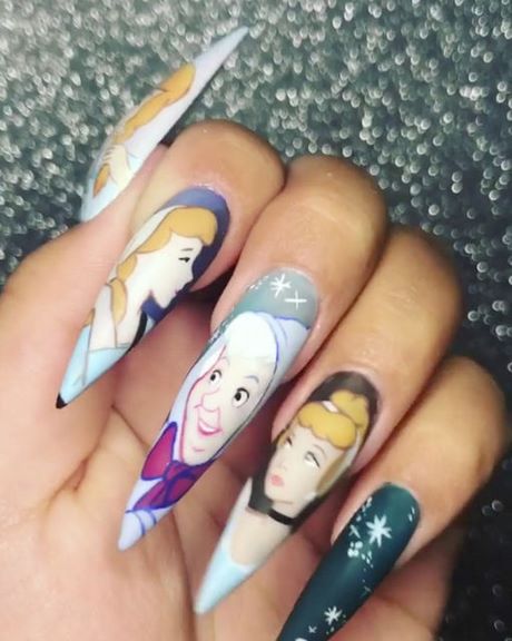 disney-nail-designs-for-short-nails-22_13 Modele de unghii Disney pentru unghii scurte