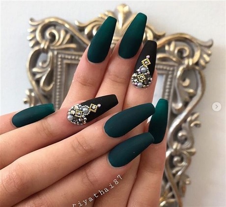 emerald-green-nail-designs-45_10 Modele de unghii verde smarald