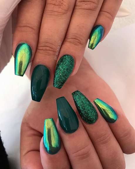 emerald-green-nail-designs-45_11 Modele de unghii verde smarald