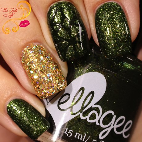 gold-and-green-nail-design-89_16 Design de unghii de aur și verde