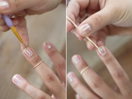 gold-stripe-nail-art-75_19 Aur stripe nail art