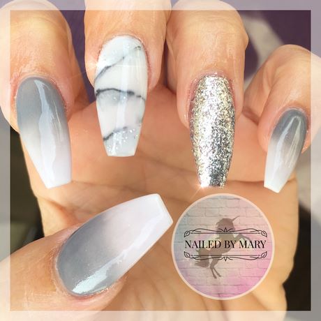 gray-marble-nails-89_11 Cuie de marmură gri