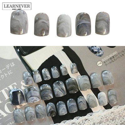 gray-marble-nails-89_12 Cuie de marmură gri