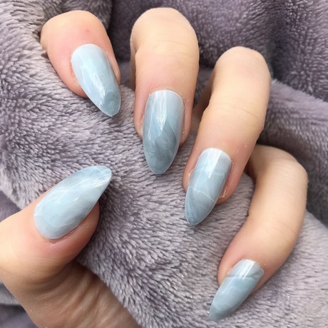 grey-and-marble-nails-25_6 Cuie gri și marmură