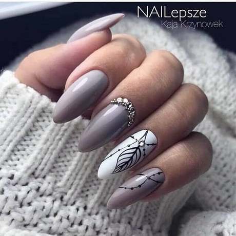 grey-nail-art-designs-17_13 Modele de unghii gri