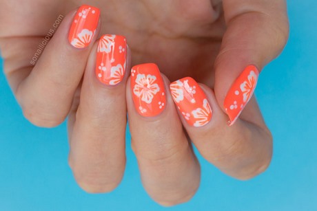 hawaiian-flower-nail-designs-64_16 Modele de unghii de flori hawaiiene