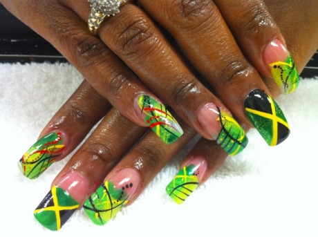 jamaican-nail-designs-76_6 Modele de unghii Jamaican