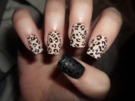 leopard-print-nails-52_10 Leopard de imprimare cuie