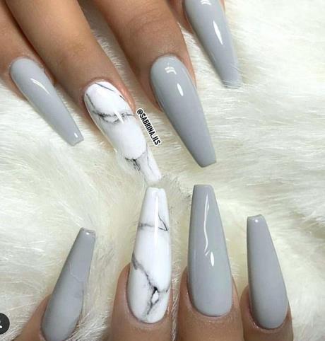 light-grey-nail-designs-46_18 Modele de unghii gri deschis