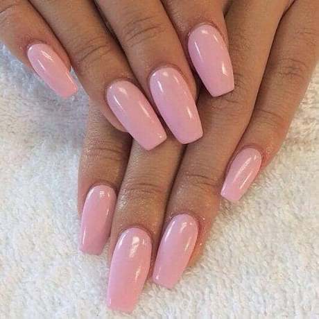 long-pink-nail-designs-84_15 Modele lungi de unghii roz